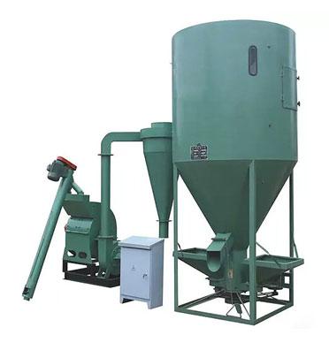 Vertical feed mixer