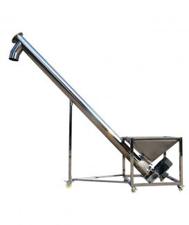 Poultry livestock feed screw conveyor systems 